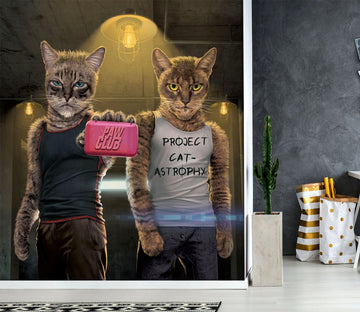 3D Paw Club 1534 Wall Murals Exclusive Designer Vincent Wallpaper AJ Wallpaper 2 
