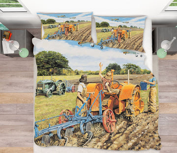 3D Ploughing For Britain 2046 Trevor Mitchell bedding Bed Pillowcases Quilt Quiet Covers AJ Creativity Home 