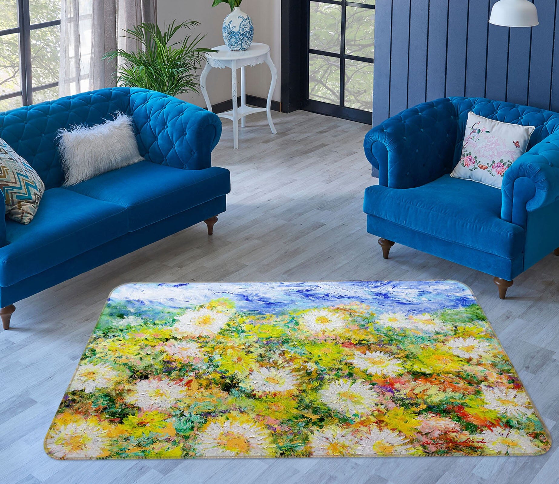 3D Happy Days 1111 Allan P. Friedlander Rug Non Slip Rug Mat Mat AJ Creativity Home 