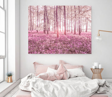 3D Pink Flower Sea 028 Assaf Frank Wall Sticker Wallpaper AJ Wallpaper 2 