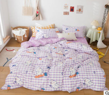 3D Rabbit Carrot 40206 Bed Pillowcases Quilt