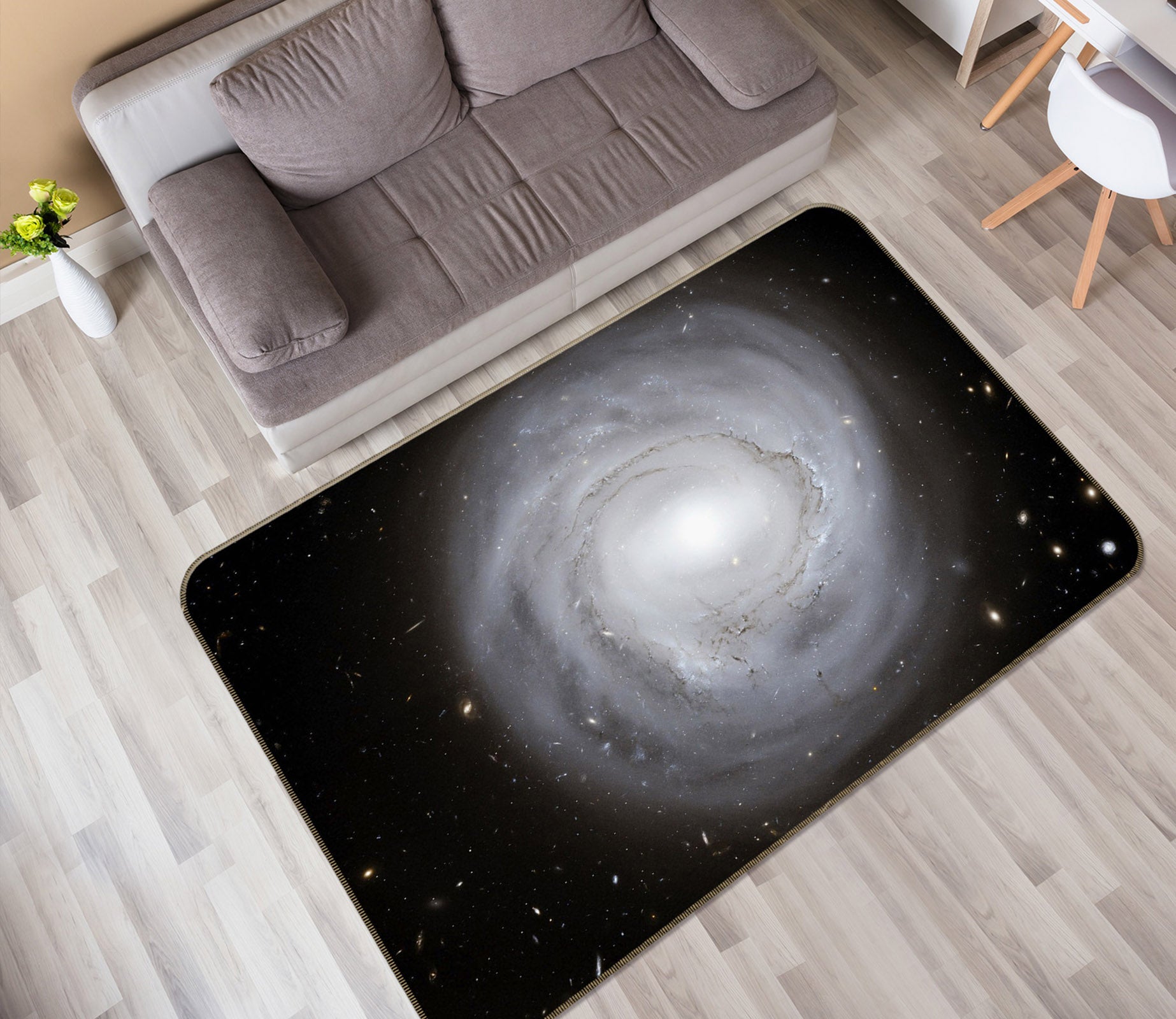3D Cosmic Sky 31128 Non Slip Rug Mat