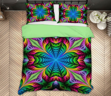 3D Color Texture 14006 Bed Pillowcases Quilt