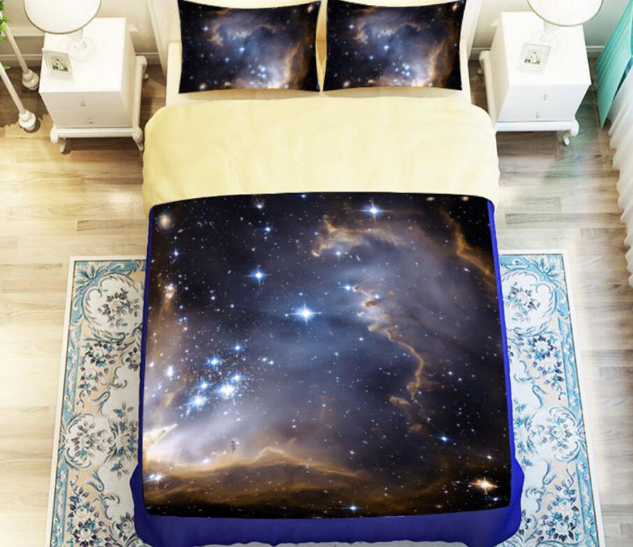 3D Dawn Stars 1203 Bed Pillowcases Quilt