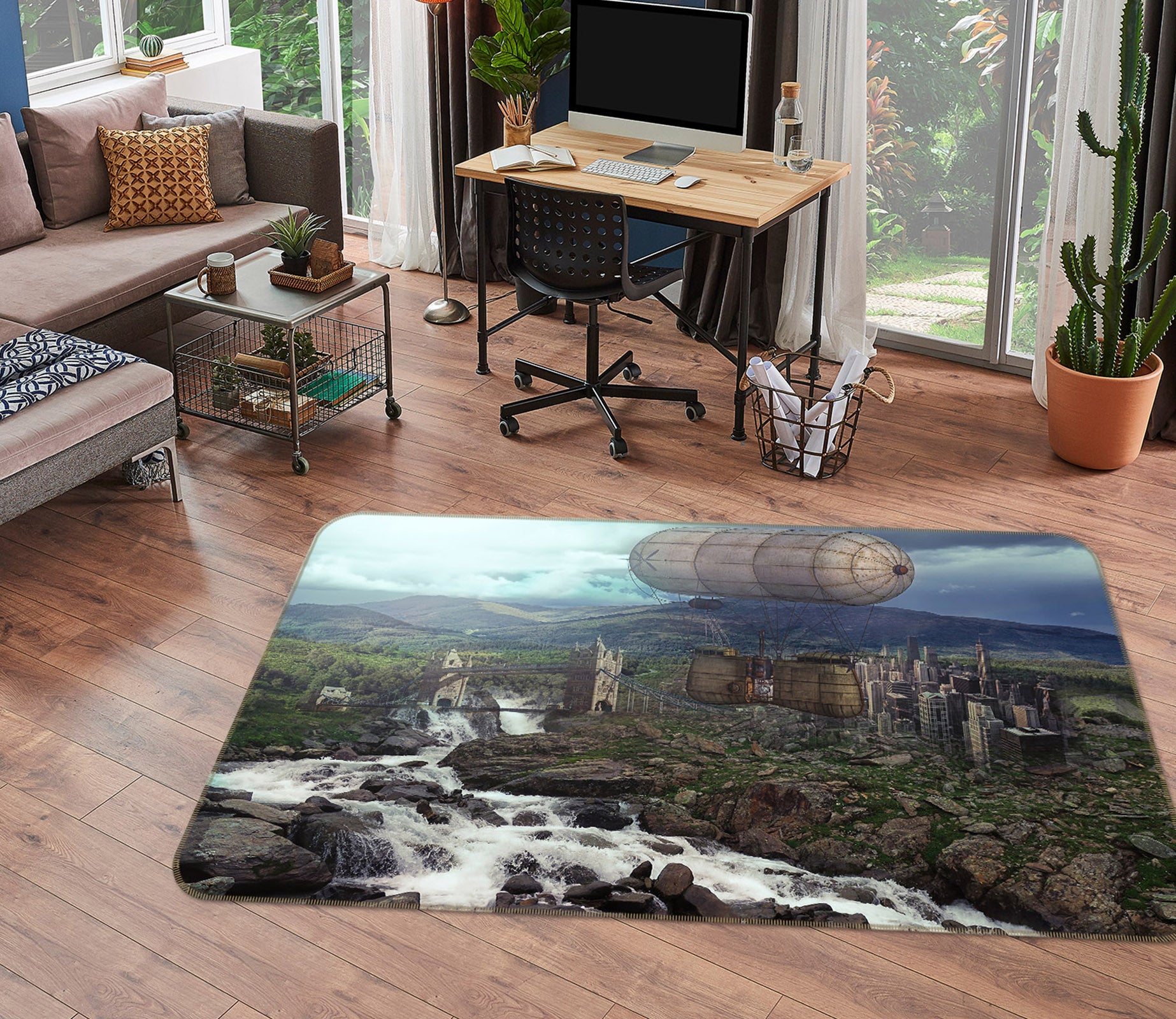 3D Mountain 36197 Non Slip Rug Mat