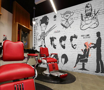 3D Gold Medal Barber 1463 Barber Shop Wall Murals Wallpaper AJ Wallpaper 2 