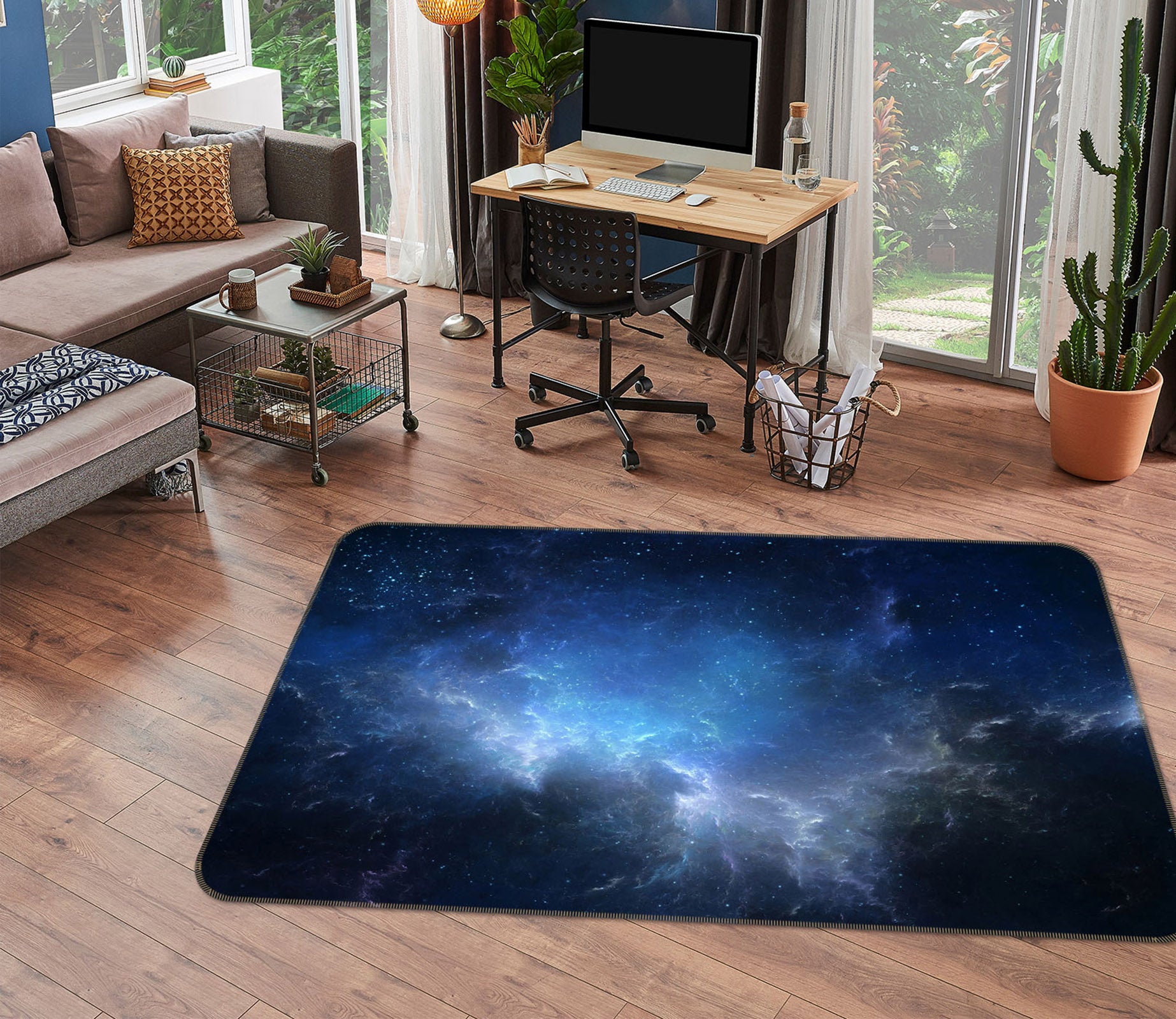 3D Cloud 31123 Non Slip Rug Mat