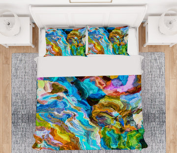 3D Color Texture 12124 Bed Pillowcases Quilt