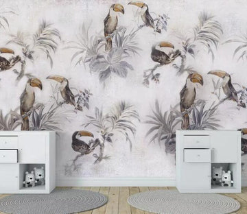 3D Bird Branch 1440 Wall Murals Wallpaper AJ Wallpaper 2 