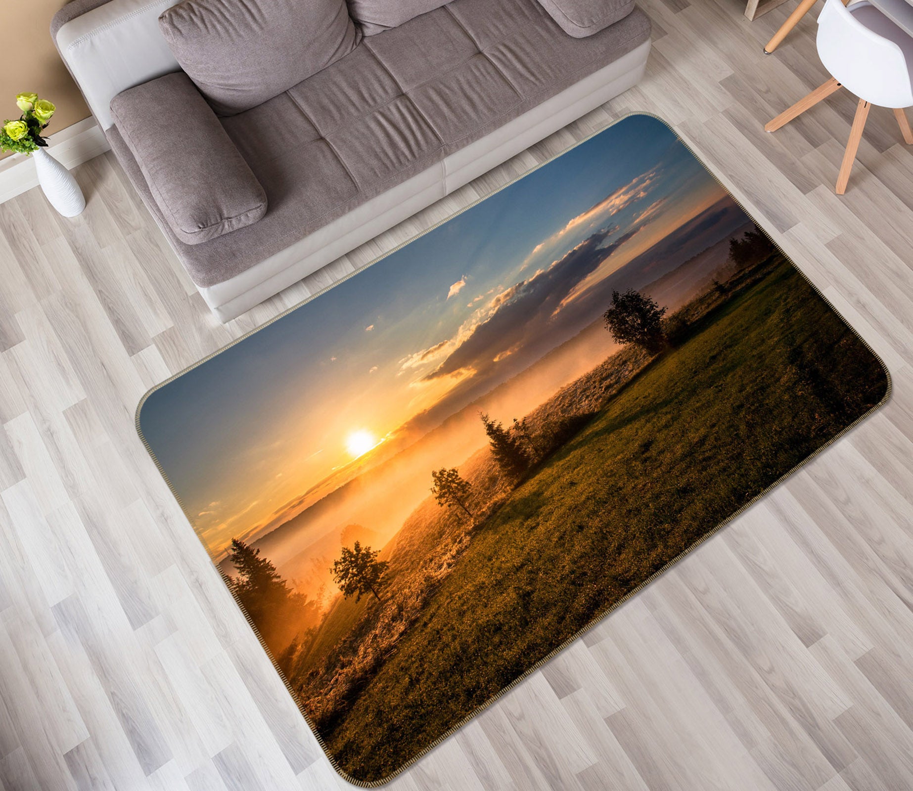 3D Grassland 36123 Non Slip Rug Mat