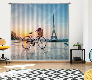 3D Eiffel Tower 004 Assaf Frank Curtain Curtains Drapes Curtains AJ Creativity Home 