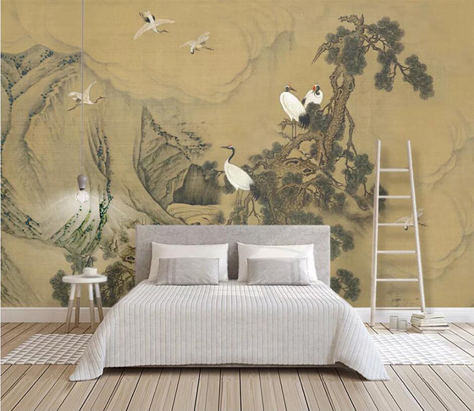 3D Misty Valley 1548 Wall Murals Wallpaper AJ Wallpaper 2 
