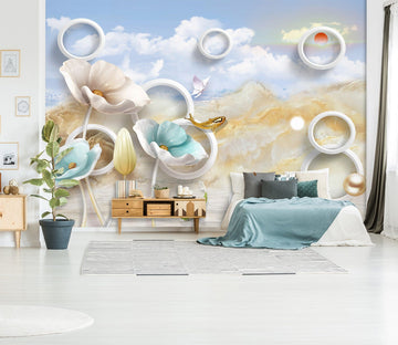 3D Beautiful Lotus 2072 Wall Murals Wallpaper AJ Wallpaper 2 