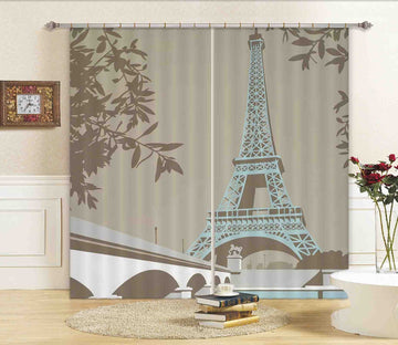 3D Paris 127 Steve Read Curtain Curtains Drapes Curtains AJ Creativity Home 