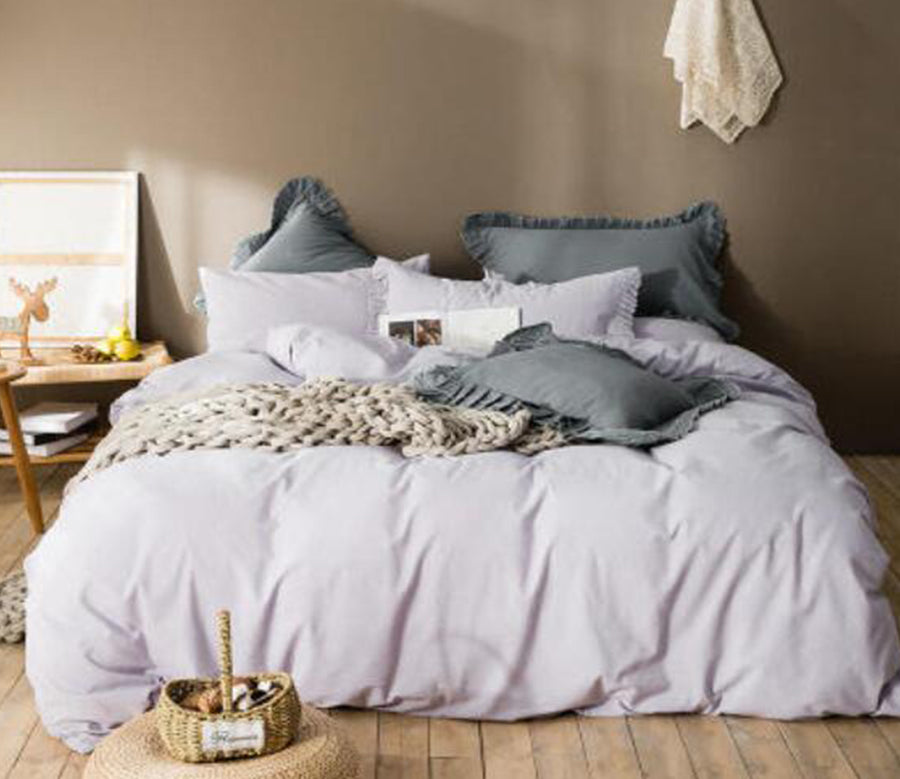 3D Creamy-White 30006 Bed Pillowcases Quilt