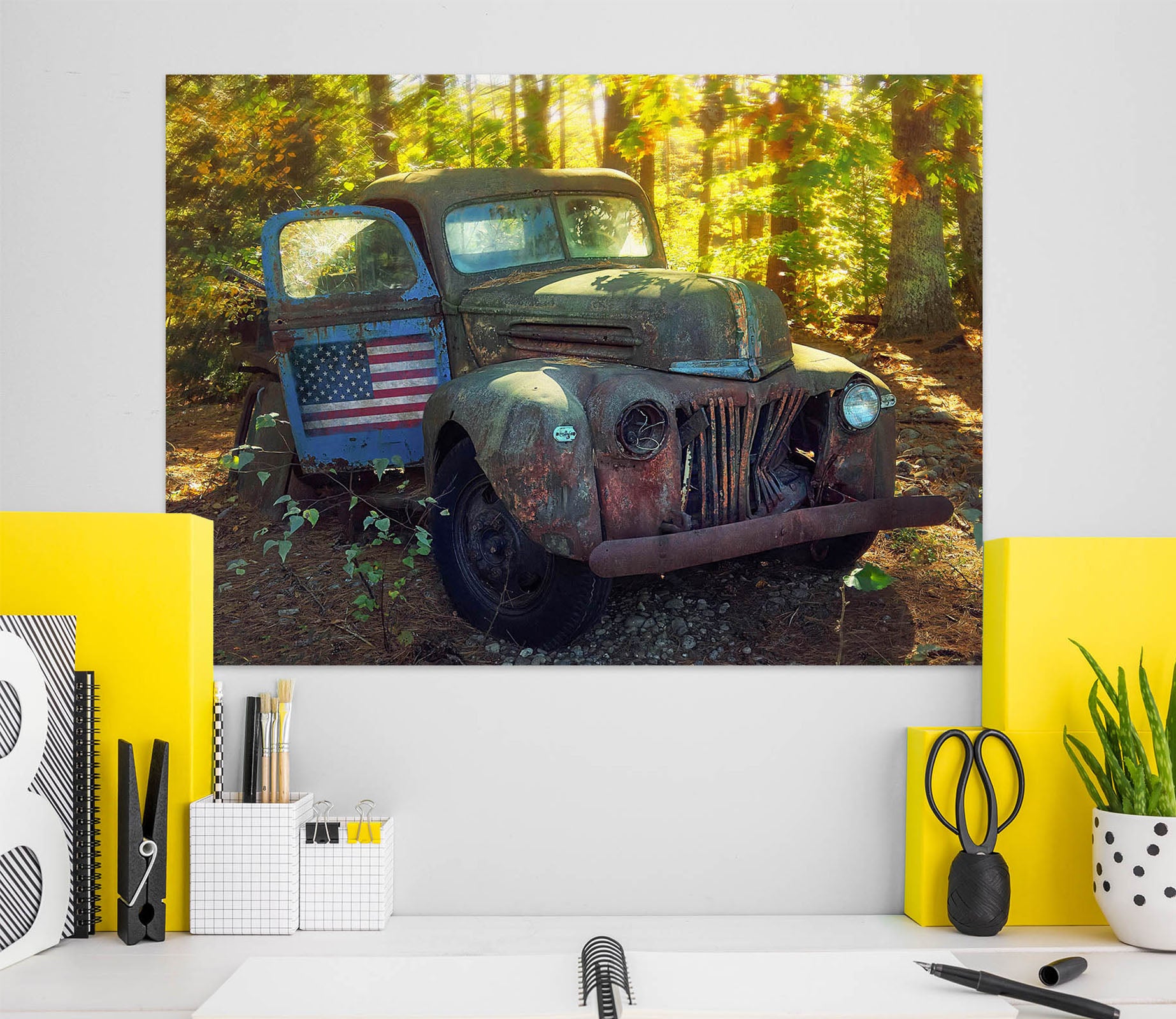 3D Scrap Car 85171 Jerry LoFaro Wall Sticker