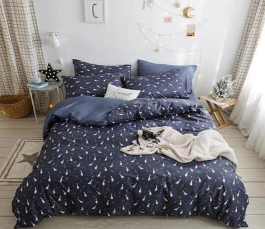 3D Small Feather Pattern 15025 Bed Pillowcases Quilt