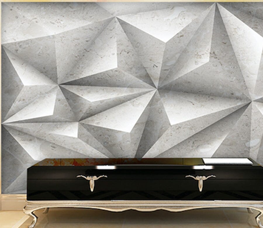 3D Simple Triangle WG186 Wall Murals Wallpaper AJ Wallpaper 2 