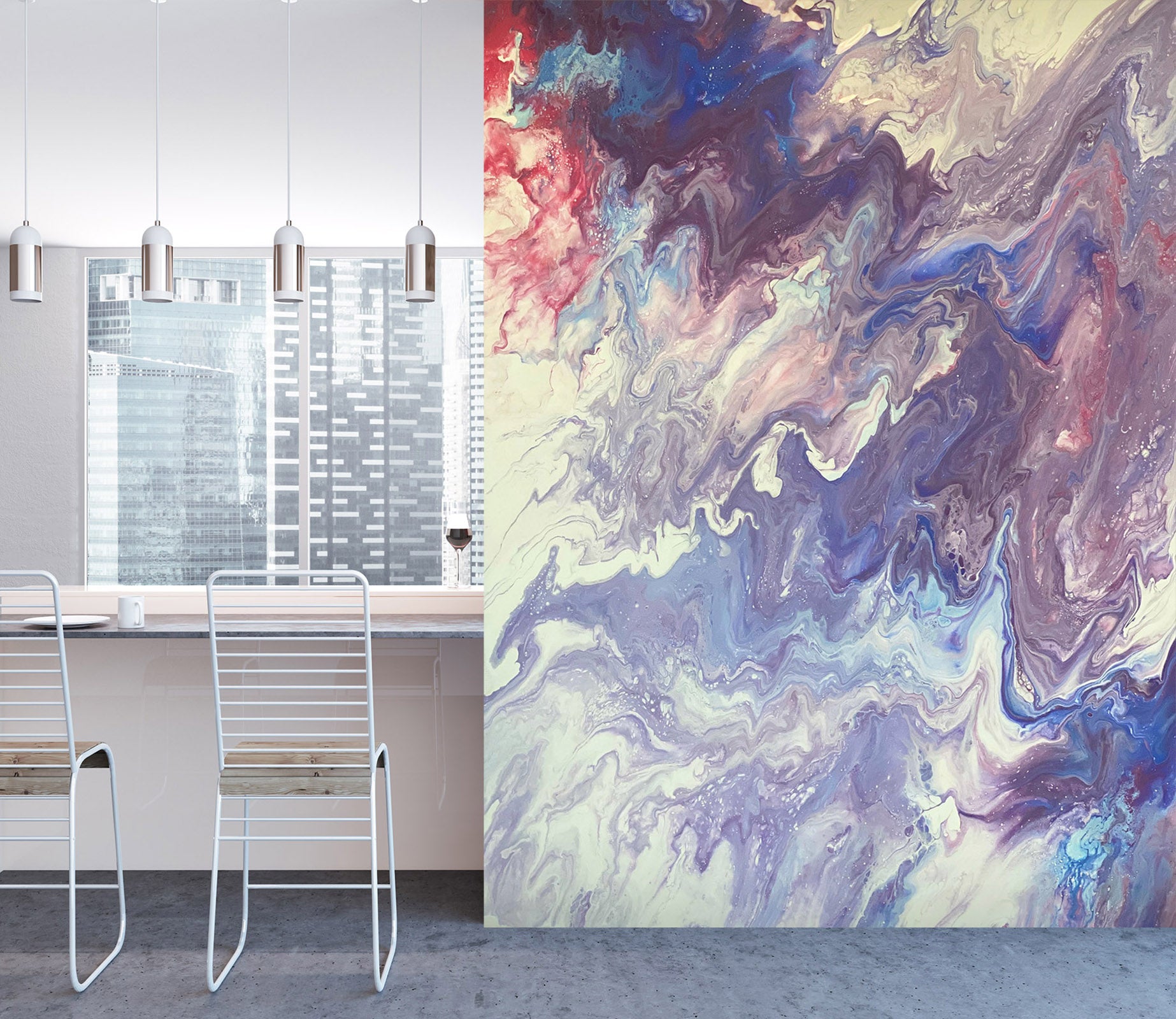 3D Color Pattern 40041 Valerie Latrice Wall Mural Wall Murals