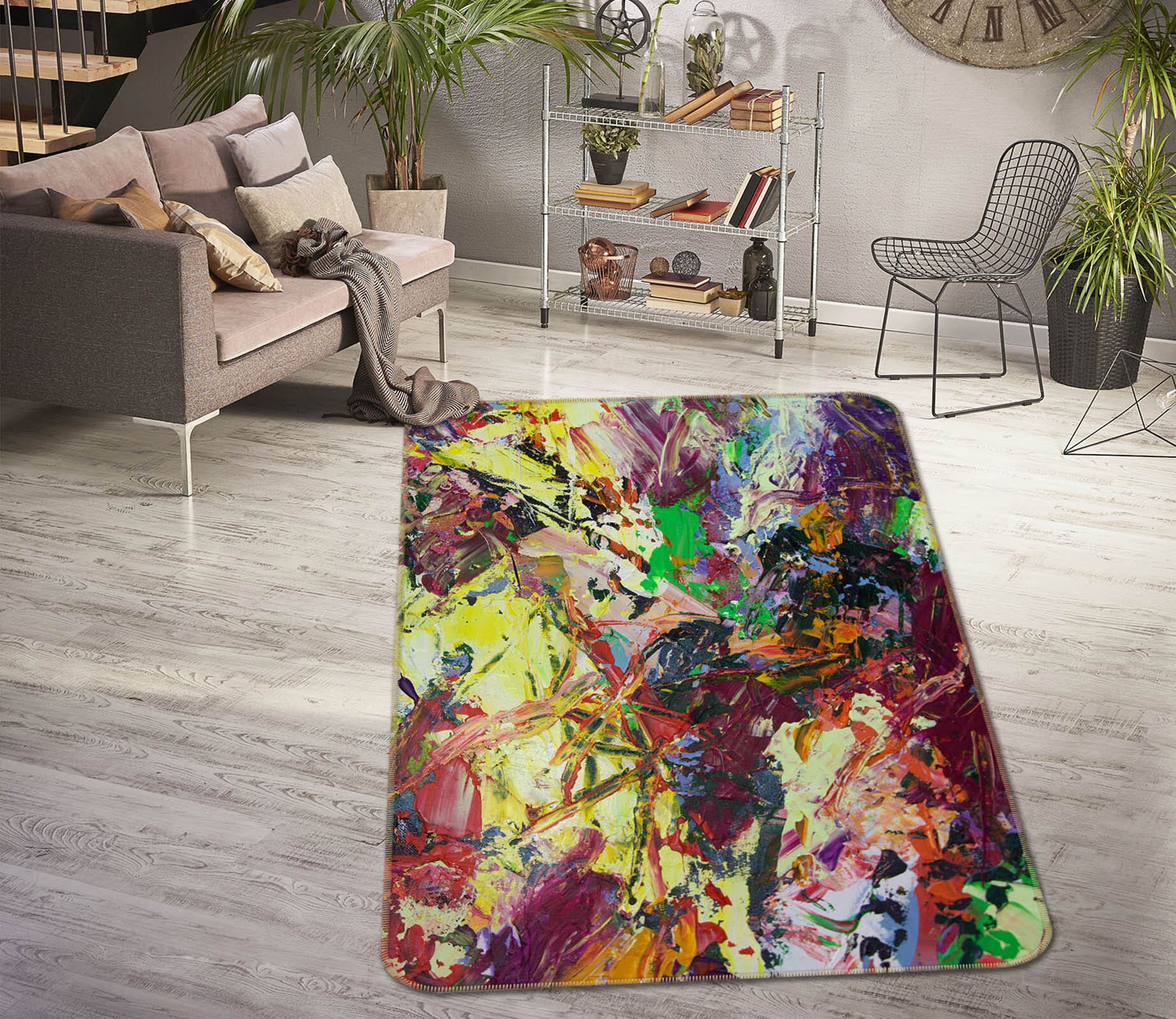 3D Forest Doodle 1023 Allan P. Friedlander Rug Non Slip Rug Mat Mat AJ Creativity Home 