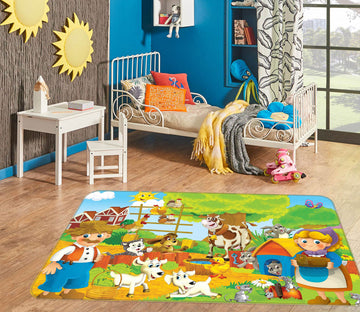 3D Farm Animals 76271 Non Slip Rug Mat
