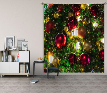 3D Ball Pendant 52060 Christmas Curtains Drapes Xmas