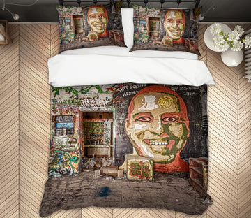 3D House Portrait 13047 Bed Pillowcases Quilt