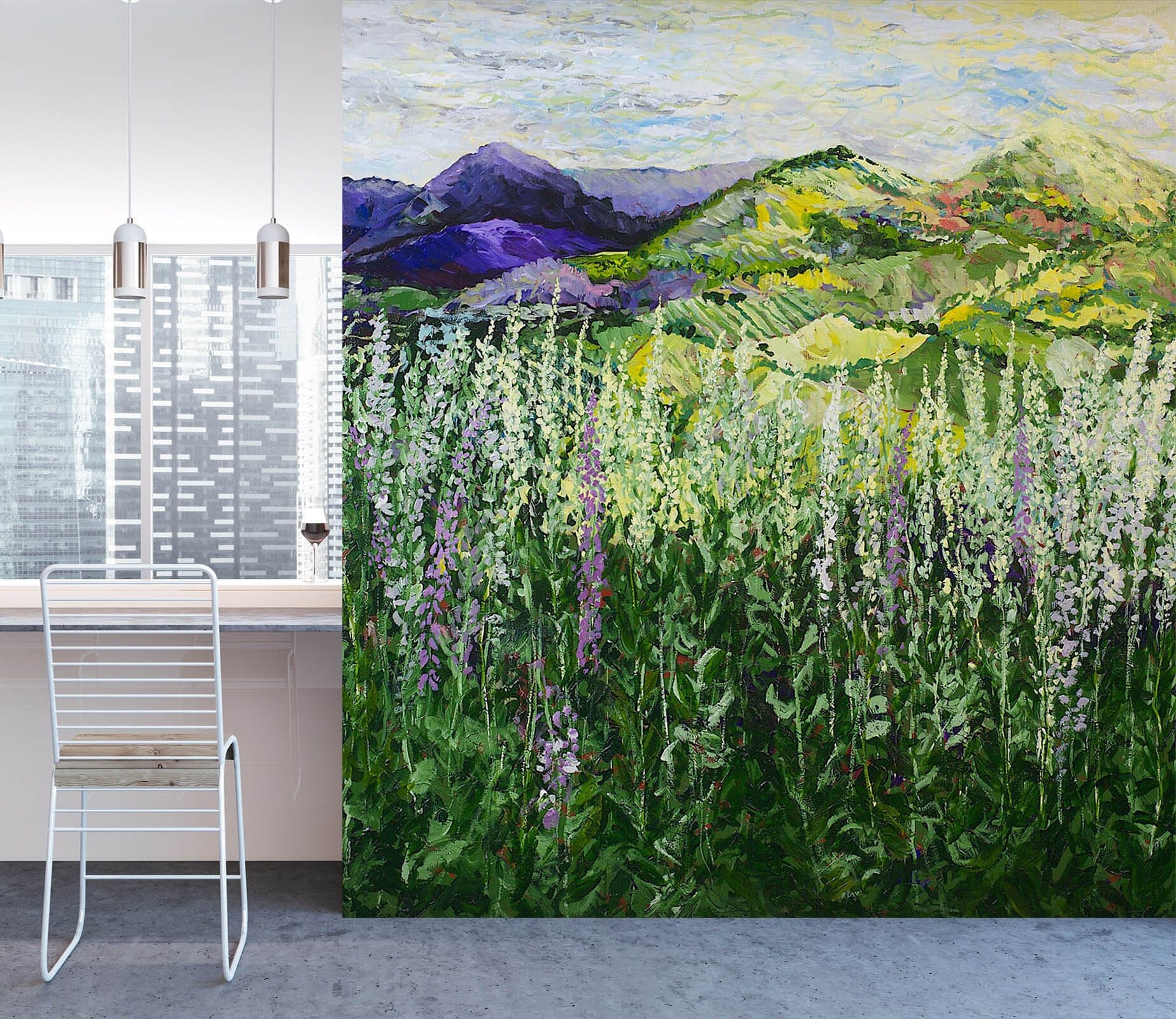 3D Painted Wild Flowers 147 Allan P. Friedlander Wall Mural Wall Murals Wallpaper AJ Wallpaper 2 