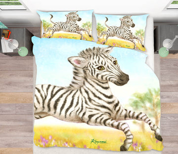 3D Cartoon Zebra 5905 Kayomi Harai Bedding Bed Pillowcases Quilt Cover Duvet Cover