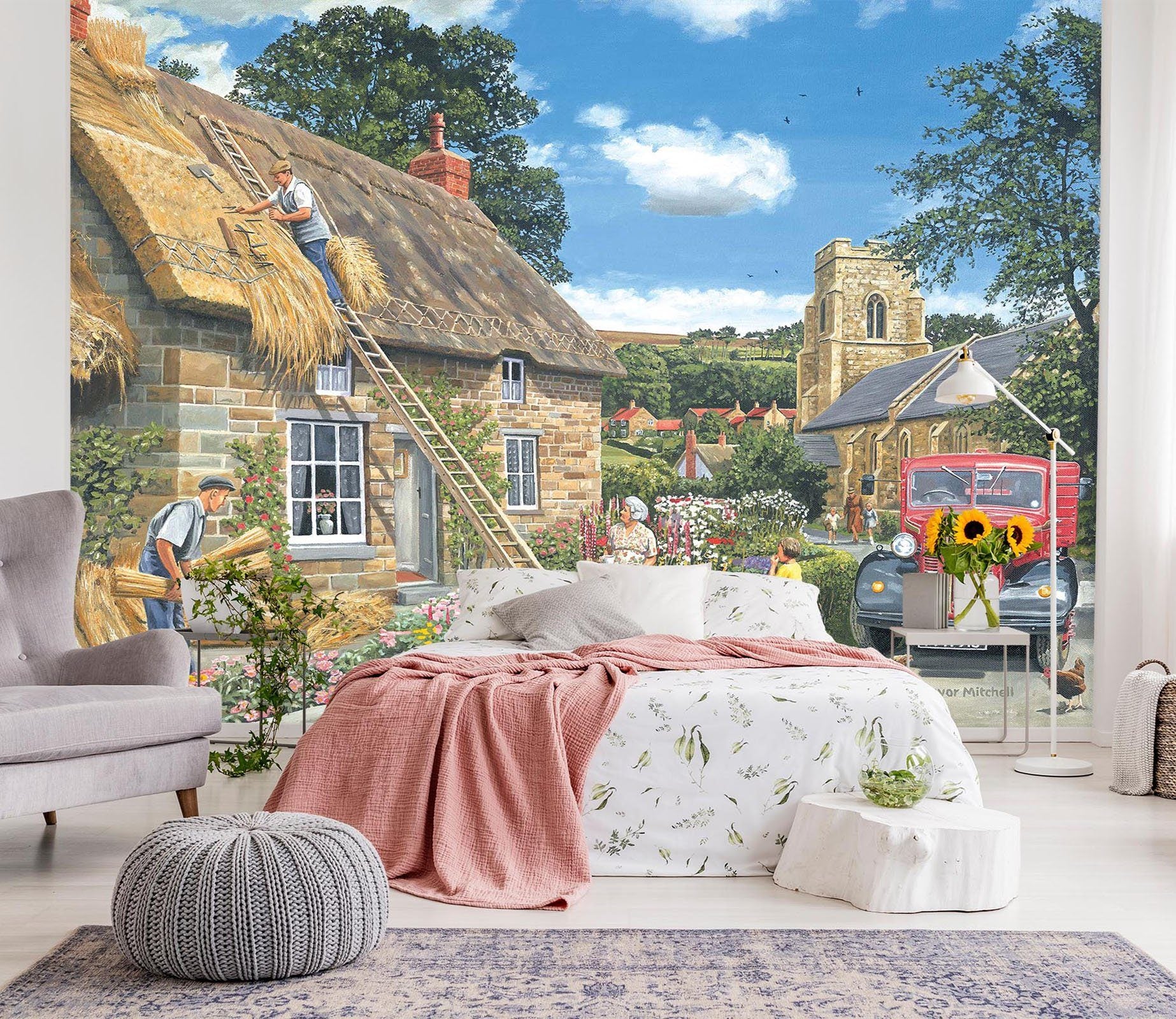 3D A New Thatch 1001 Trevor Mitchell Wall Mural Wall Murals Wallpaper AJ Wallpaper 2 