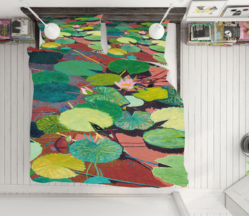 3D Green Pond 1168 Allan P. Friedlander Bedding Bed Pillowcases Quilt
