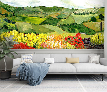 3D Colorful Garden 127 Allan P. Friedlander Wall Mural Wall Murals Wallpaper AJ Wallpaper 2 