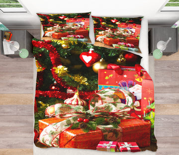 3D Gift 50011 Christmas Quilt Duvet Cover Xmas Bed Pillowcases