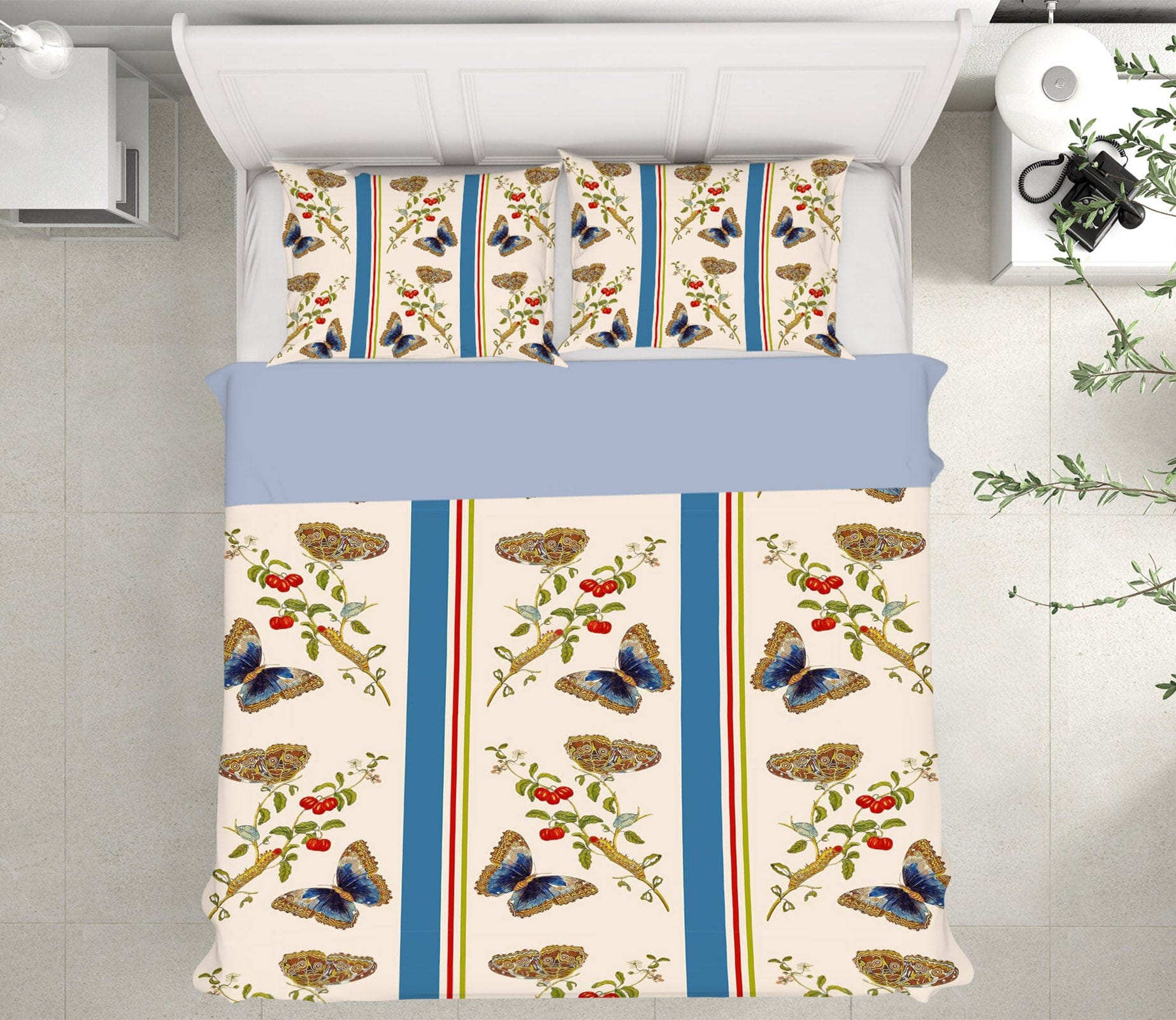 3D Blue Butterfly 174 Uta Naumann Bedding Bed Pillowcases Quilt Quiet Covers AJ Creativity Home 
