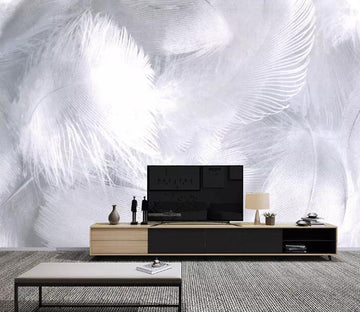 3D White Feather 1240 Wall Murals Wallpaper AJ Wallpaper 2 