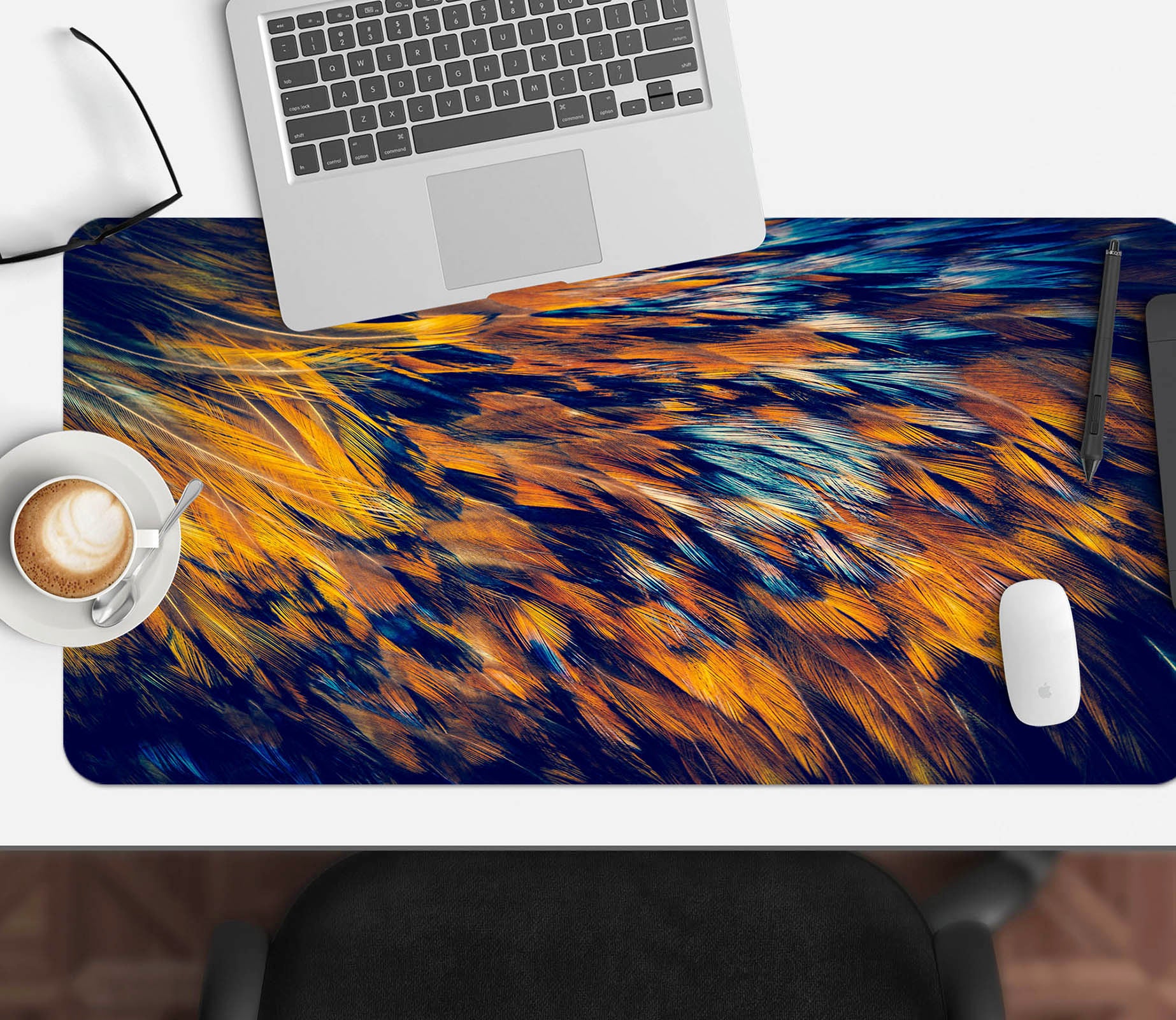 3D Feather 17174 Desk Mat