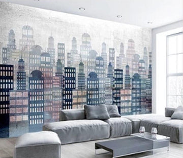 3D High-rise Building 637 Wall Murals Wallpaper AJ Wallpaper 2 