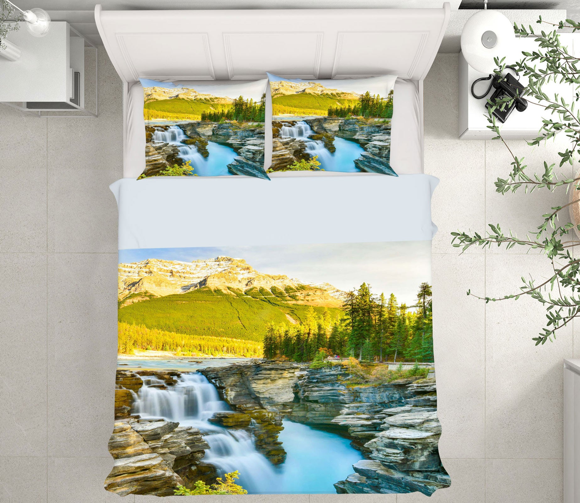 3D Landscape 15143 Bed Pillowcases Quilt
