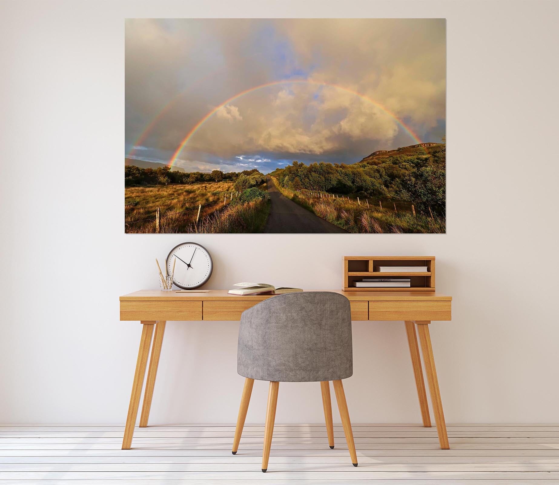 3D Rainbow Highway 119 Jerry LoFaro Wall Sticker Wallpaper AJ Wallpaper 2 