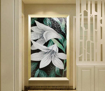 3D White Magnolia Flower WC276 Wall Murals Wallpaper AJ Wallpaper 2 