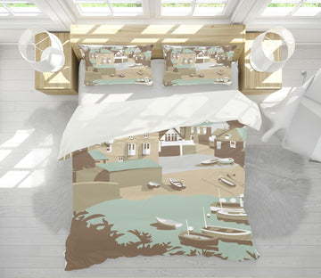 3D Port Isaac 2044 Steve Read Bedding Bed Pillowcases Quilt Quiet Covers AJ Creativity Home 