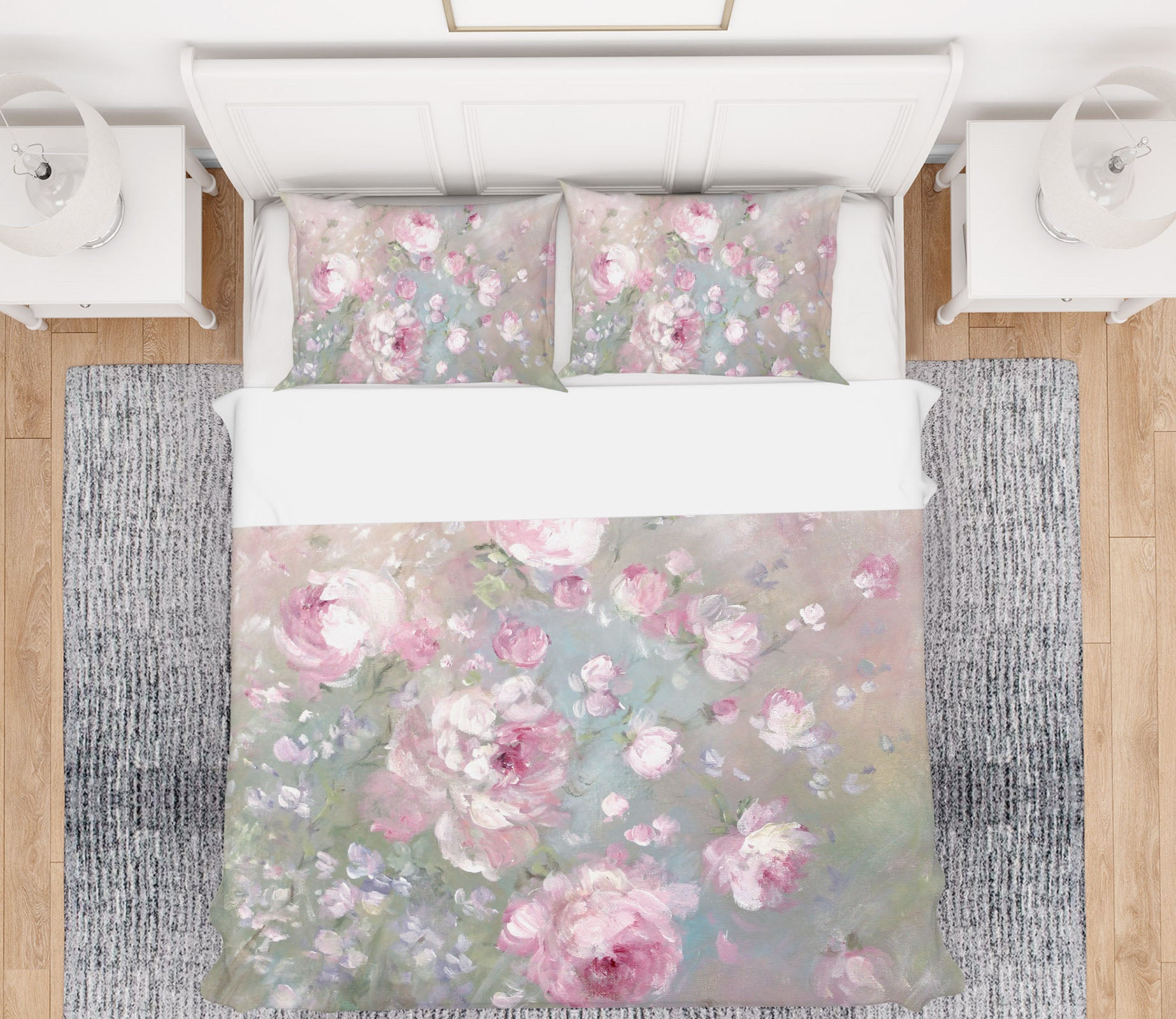 3D Graffiti Rose 127 Debi Coules Bedding Bed Pillowcases Quilt