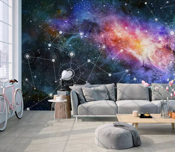 3D Color Starry Sky 2116 Wall Murals