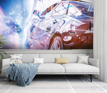 3D Watch Car 306 Vehicle Wall Murals