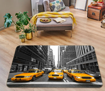 3D City Taxi 42103 Vehicle Non Slip Rug Mat
