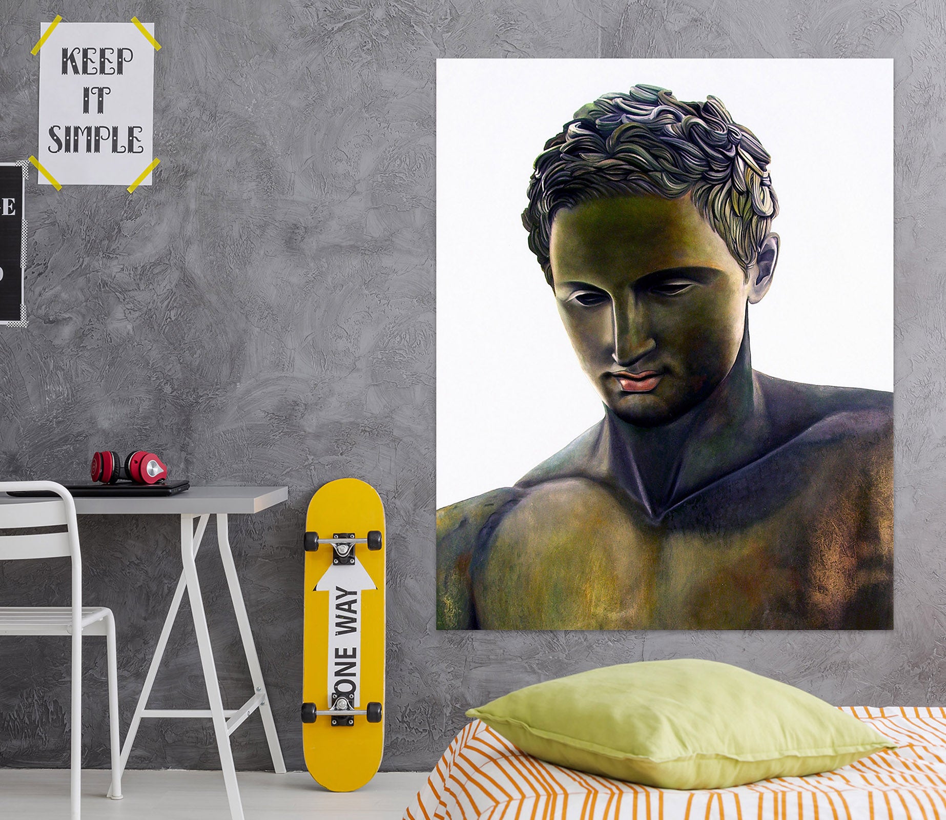 3D Short Hair Boys 63563 Matthew Holden Bates Wall Sticker