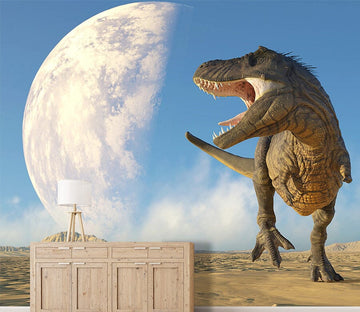 3D Dinosaur Desert 1591 Wall Murals Wallpaper AJ Wallpaper 2 