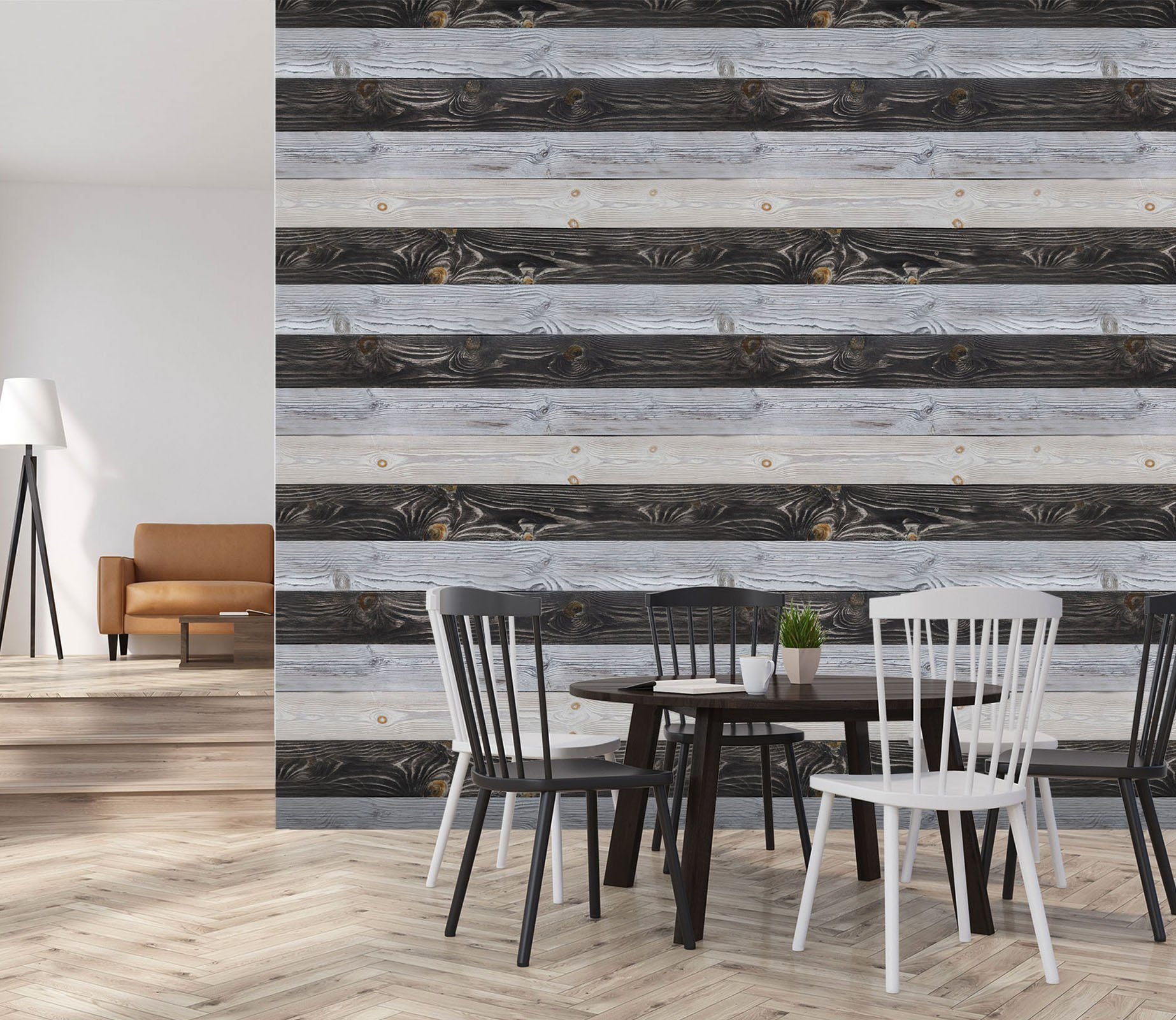 3D Black Wooden Board 24 Wall Murals Wallpaper AJ Wallpaper 2 