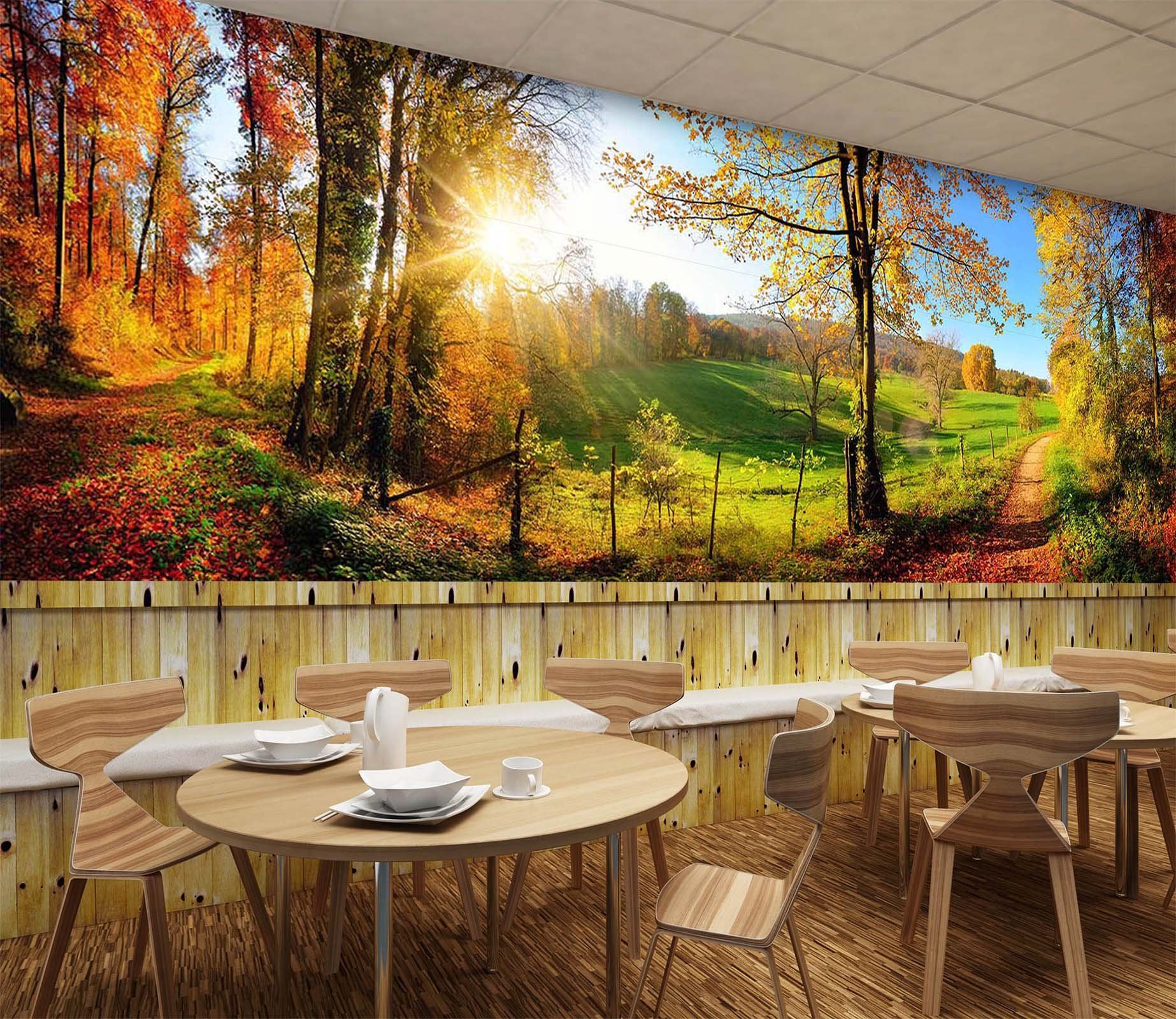 3D Autumn Forest 649 Wallpaper AJ Wallpaper 2 