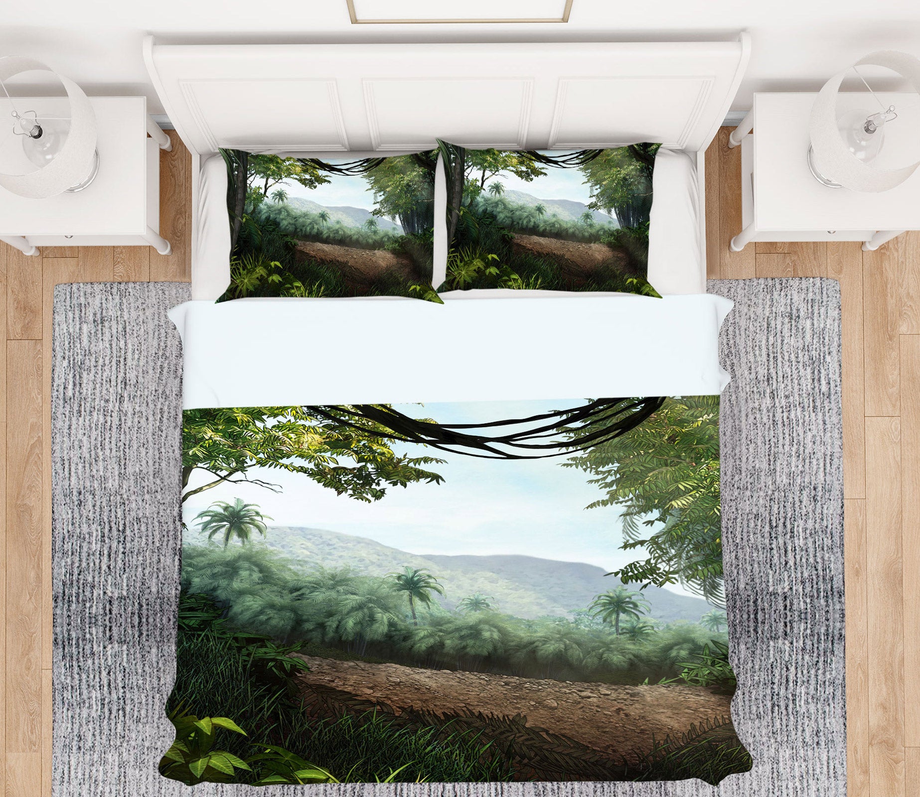 3D Forest 12214 Bed Pillowcases Quilt